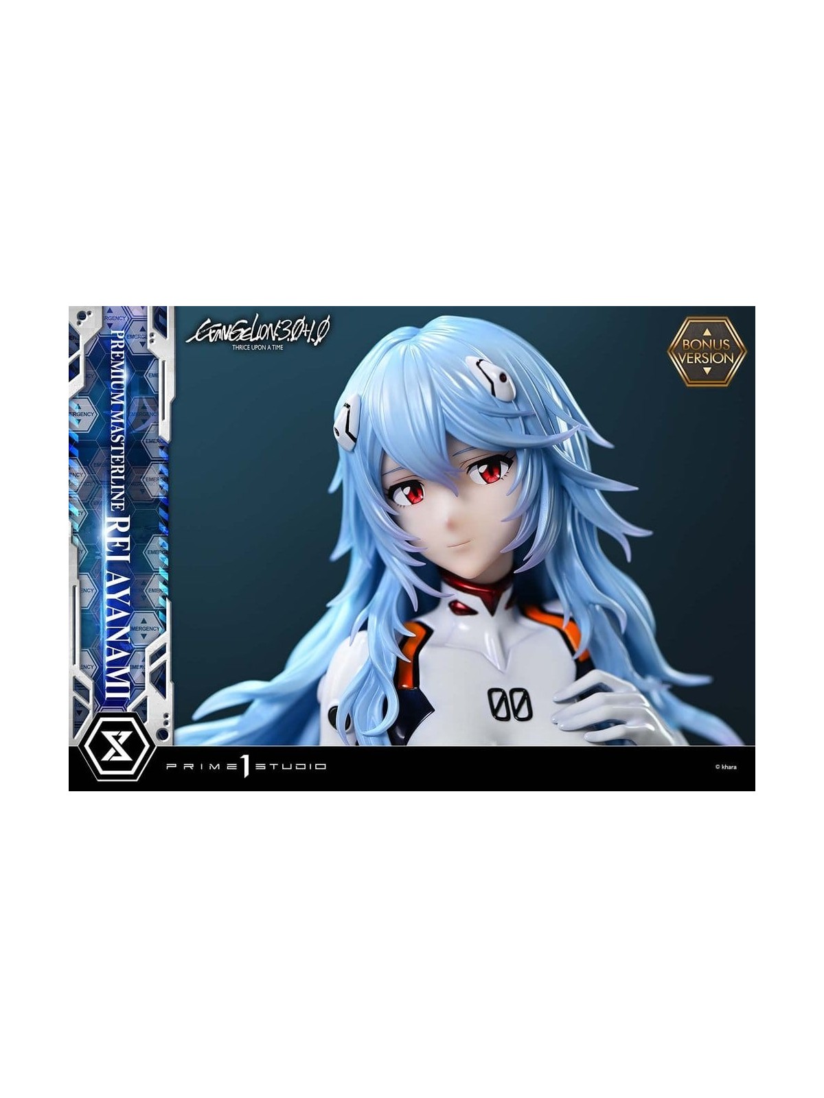 Evangelion: 3.0 + 1.0 Thrice Upon A Time Estatua Premium Masterline Series 1/4 Rei Ayanami Bonus Ver. (46 cm)