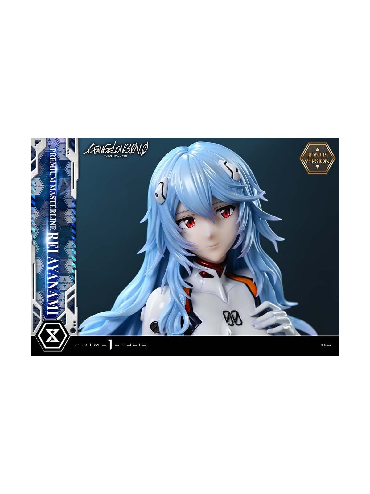 Evangelion: 3.0 + 1.0 Thrice Upon A Time Estatua Premium Masterline Series 1/4 Rei Ayanami Bonus Ver. (46 cm)