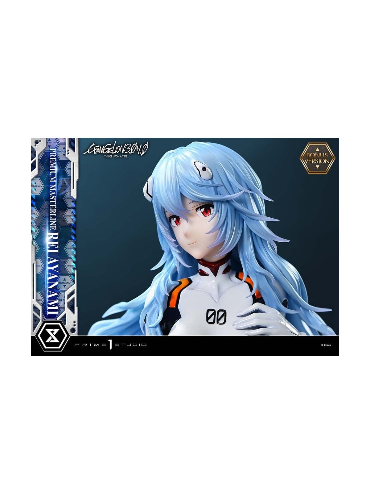 Evangelion: 3.0 + 1.0 Thrice Upon A Time Estatua Premium Masterline Series 1/4 Rei Ayanami Bonus Ver. (46 cm)