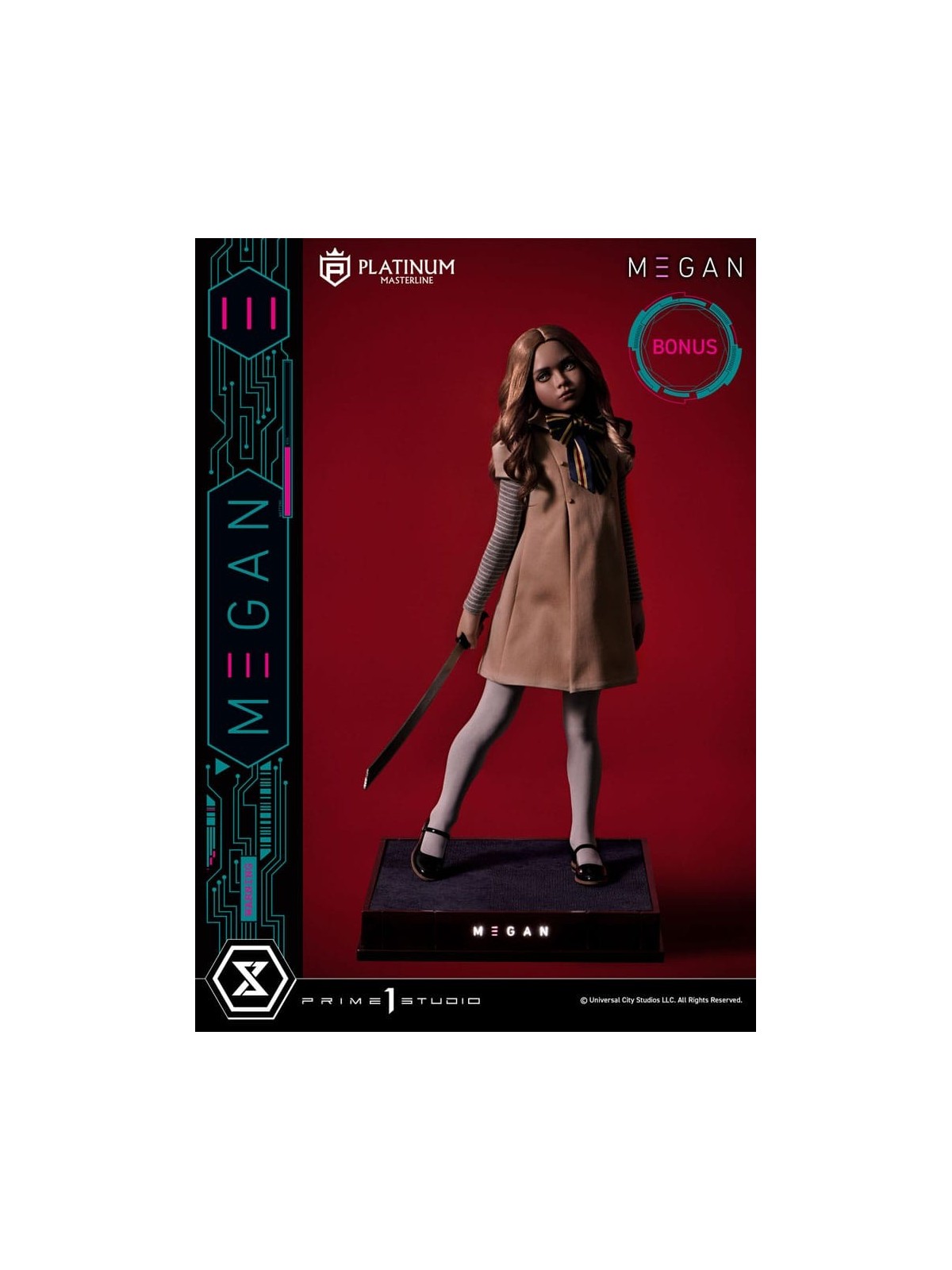 M3gan Estatua Platimum Masterline Series 1/3 M3Gan Bonus Version (50 cm)