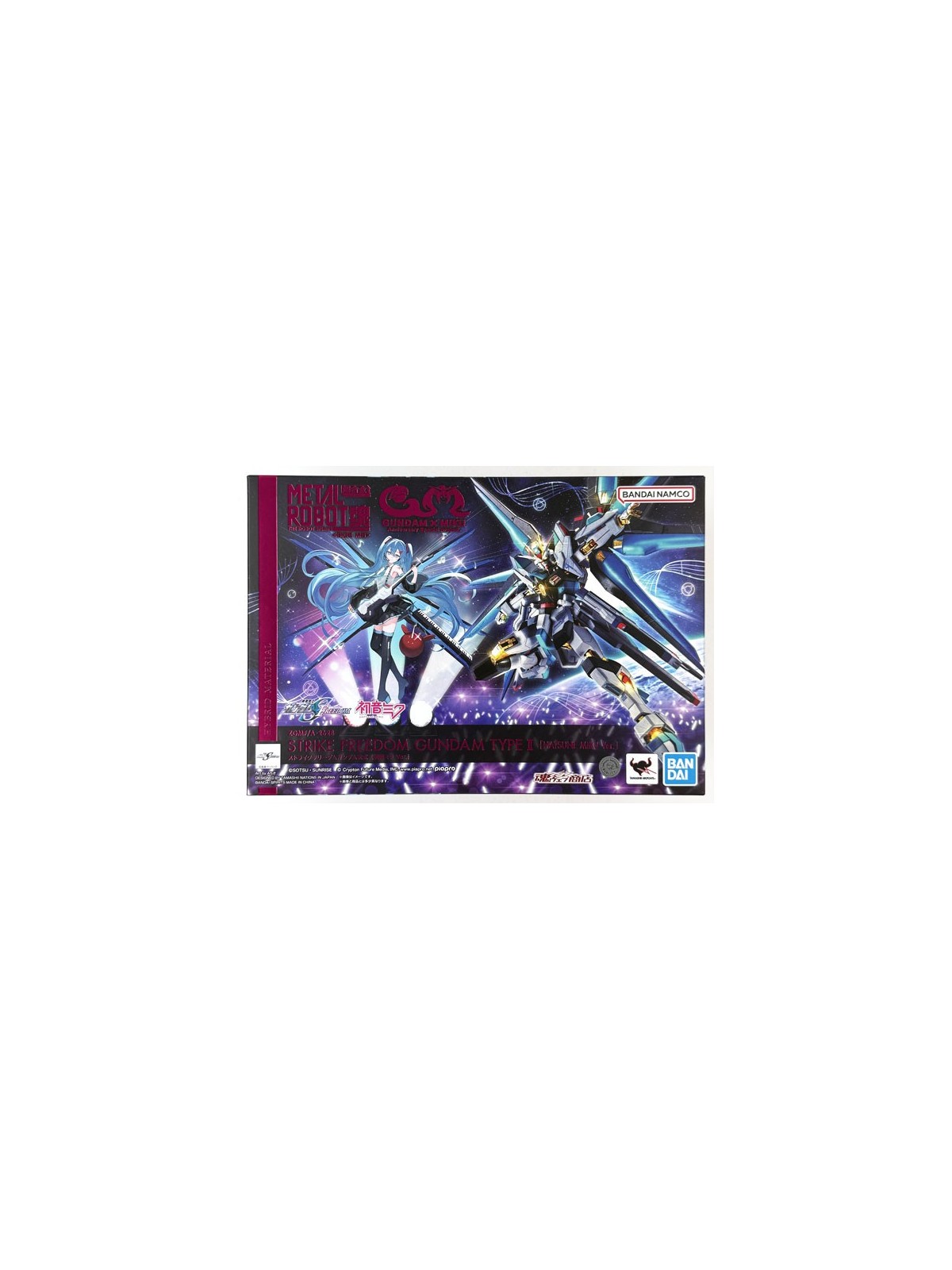 Metal Robot SIDE MS: MS Gundam SEED Destiny - Strike Freedom Gundam Type-2 (Hatsune Miku Ver) (Limited Edition)