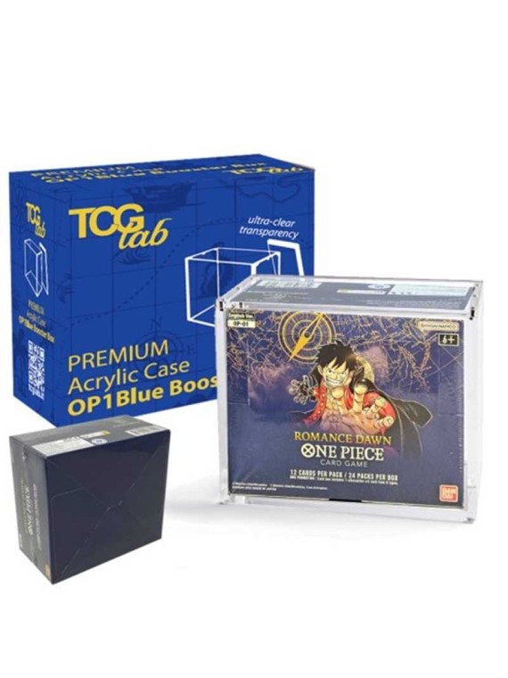Funda  Proctectora Premium para OP01 con Base Azul de Plexiglass Magnetico