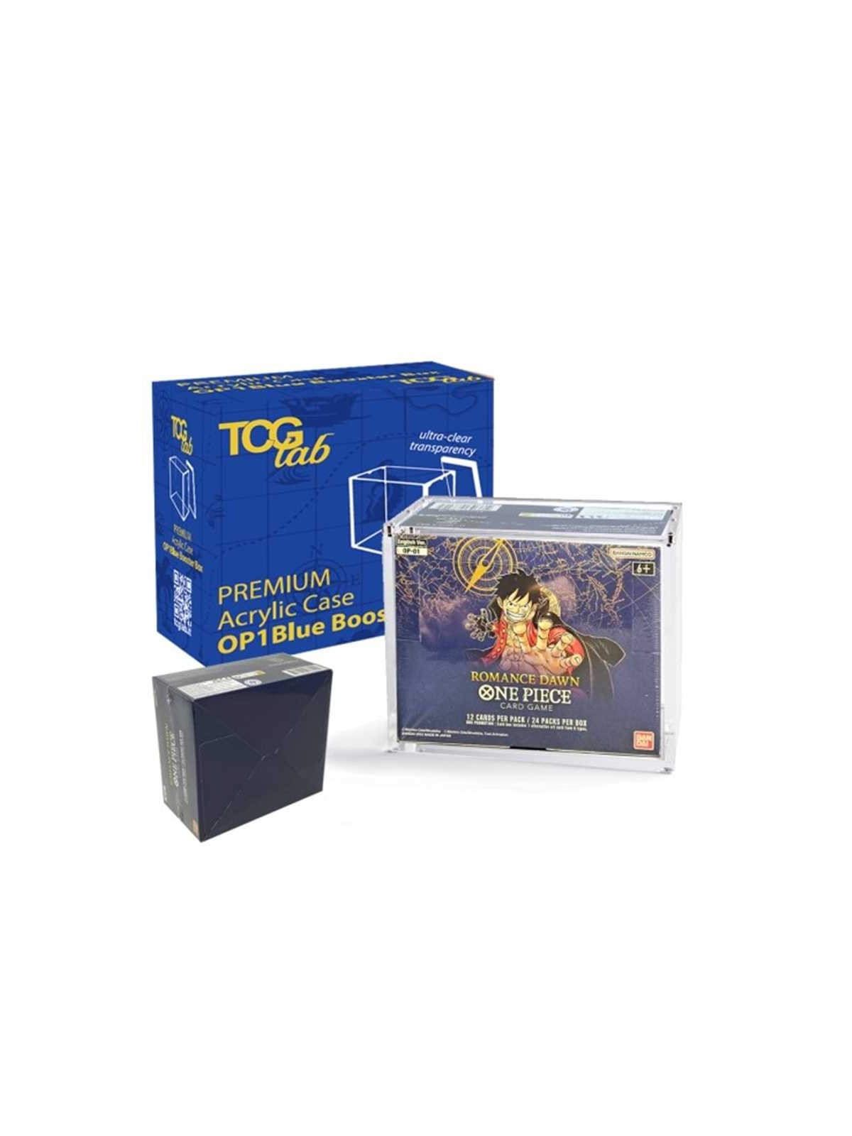 Funda  Proctectora Premium para OP01 con Base Azul de Plexiglass Magnetico