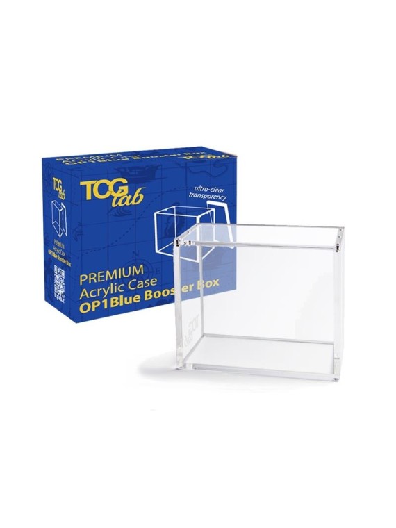 Funda  Proctectora Premium para OP01 con Base Azul de Plexiglass Magnetico