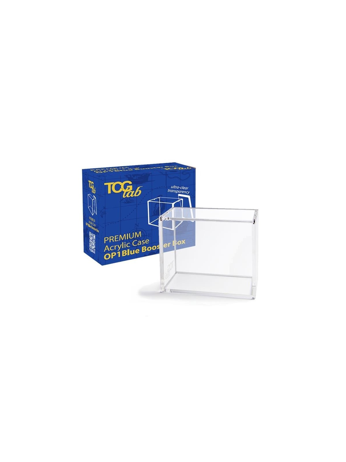 Funda  Proctectora Premium para OP01 con Base Azul de Plexiglass Magnetico