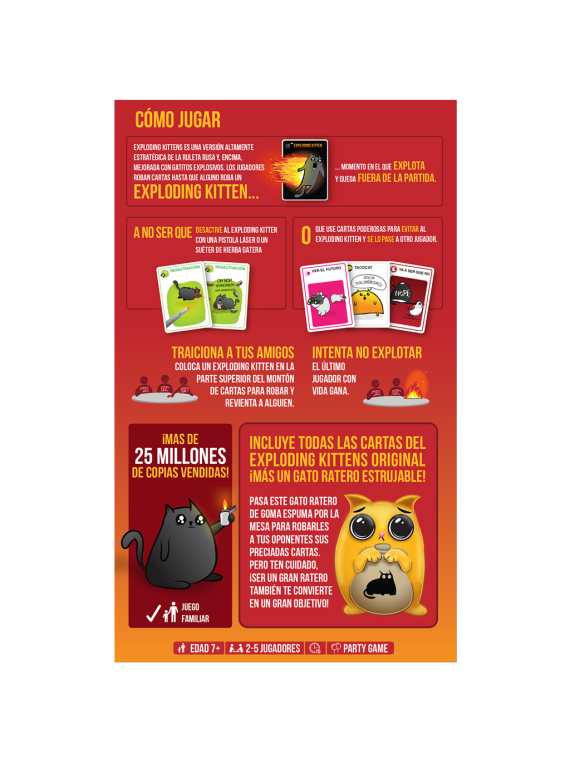 Compra Exploding Kittens de Exploding Kittens al mejor precio (19,99 €