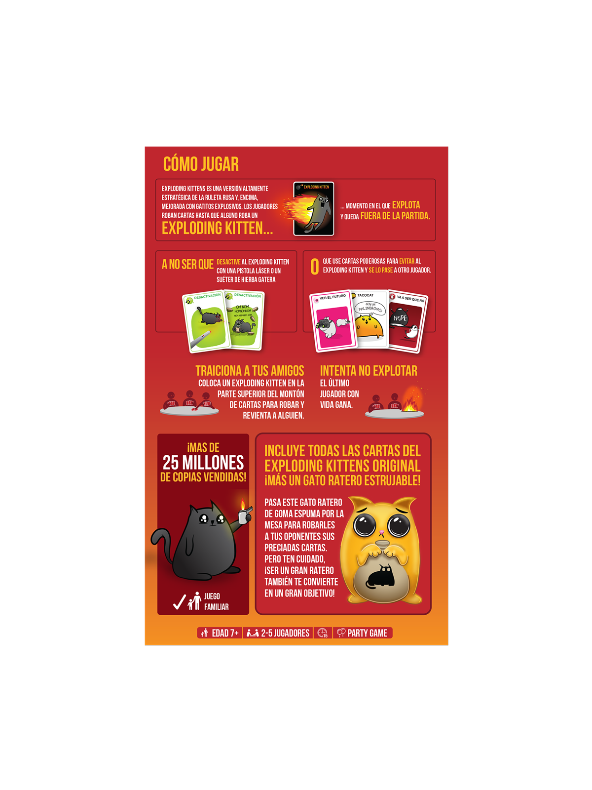 Compra Exploding Kittens de Exploding Kittens al mejor precio (19,99 €