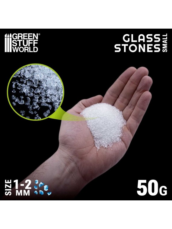 Piedras de Cristal Rotas 1-2mm