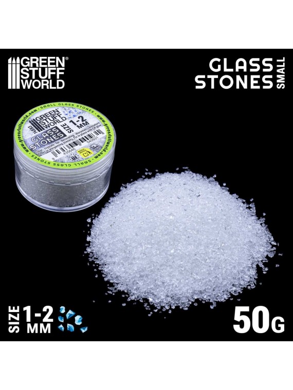 Piedras de Cristal Rotas 1-2mm