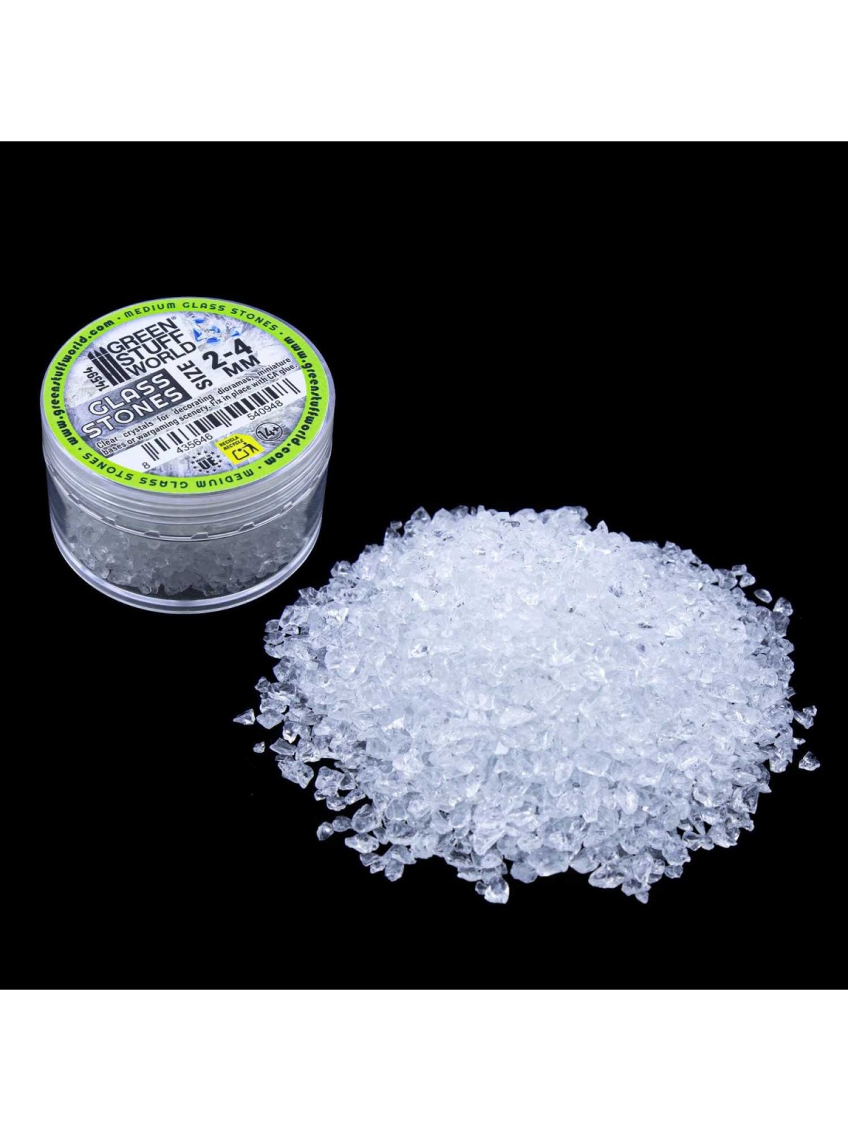 Piedras de Cristal Rotas (2-4mm)
