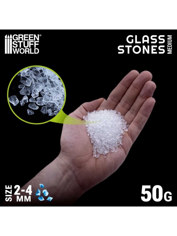 Piedras de Cristal Rotas (2-4mm)