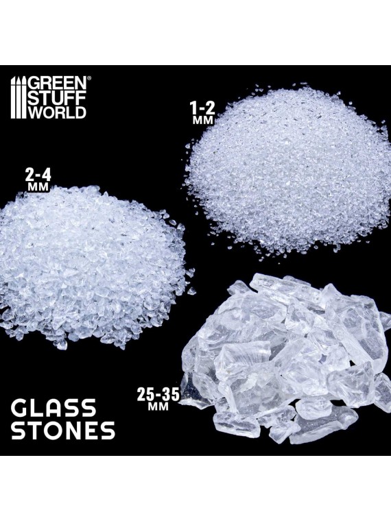 Piedras de Cristal Rotas (2-4mm)