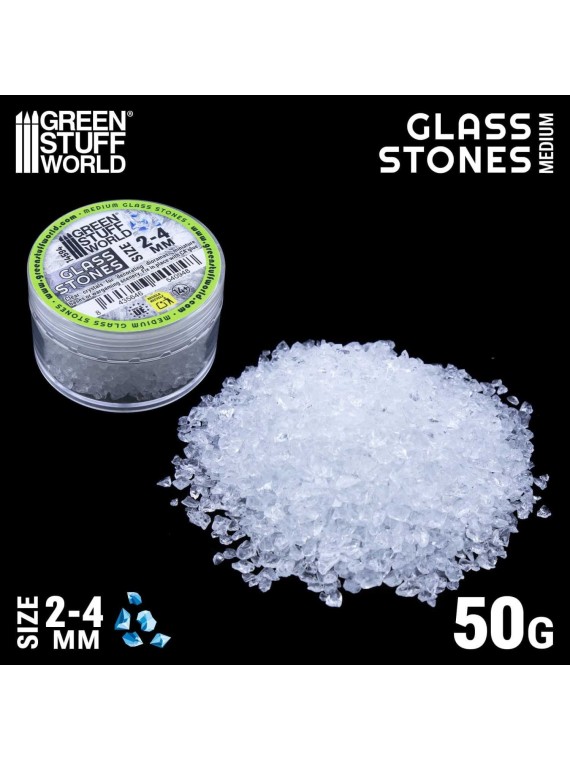 Piedras de Cristal Rotas (2-4mm)