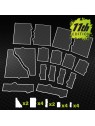 Glasspack Footprints Básicos 11 edición Wh40k Compatibles