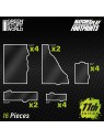 Glasspack Footprints Básicos 11 edición Wh40k Compatibles