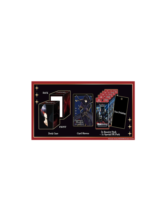 Weiss Schwarz The Eminence in Shadow Supply Set