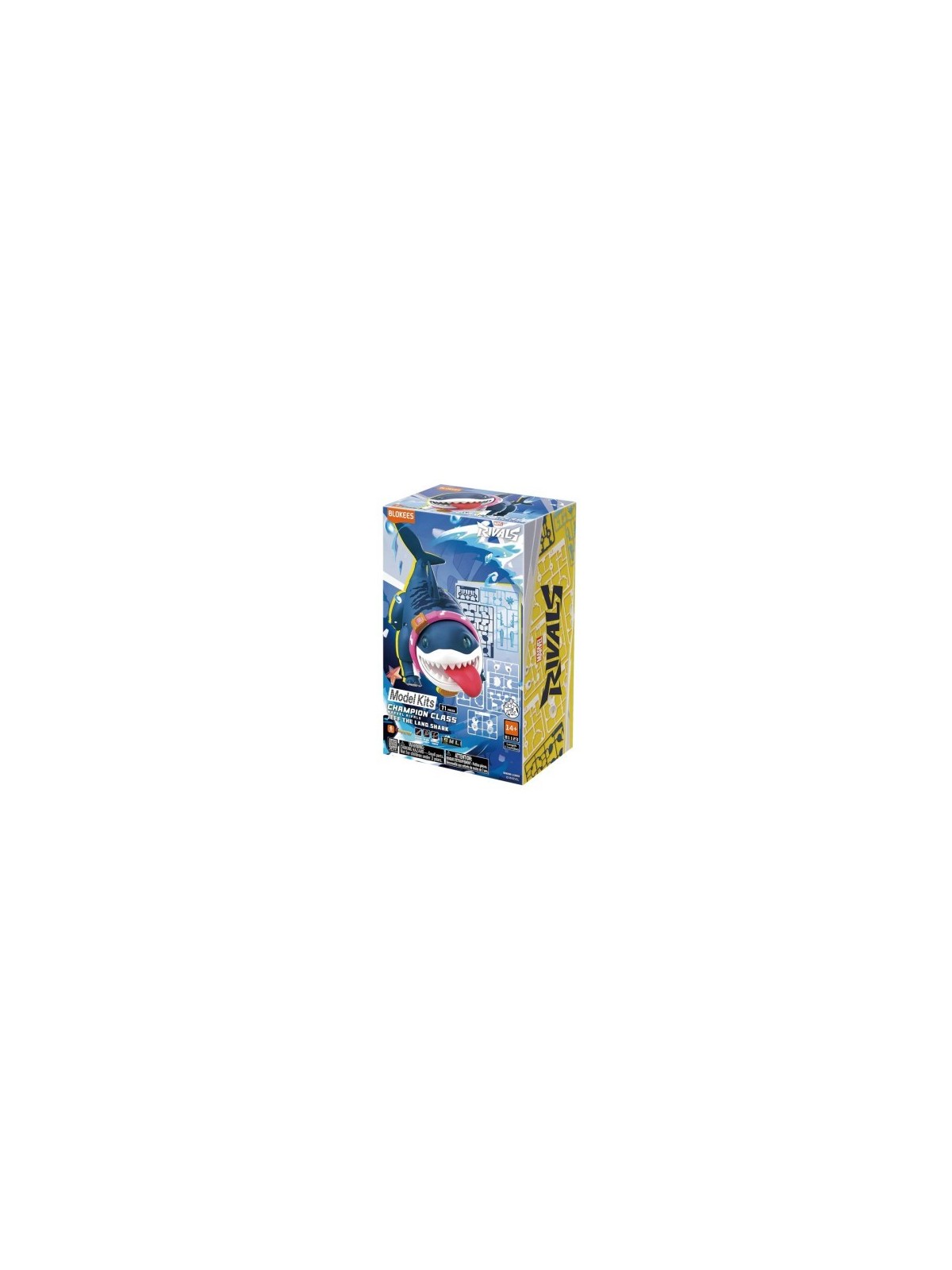 Blokees: Marvel Rivals Champion Class 12 Jeff The Land Shark (81123)