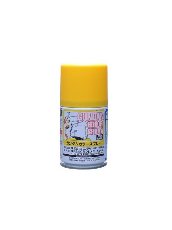 Mr. Hobby: Gundam Color Spray - Ms Yellow 10ml (SG-03)