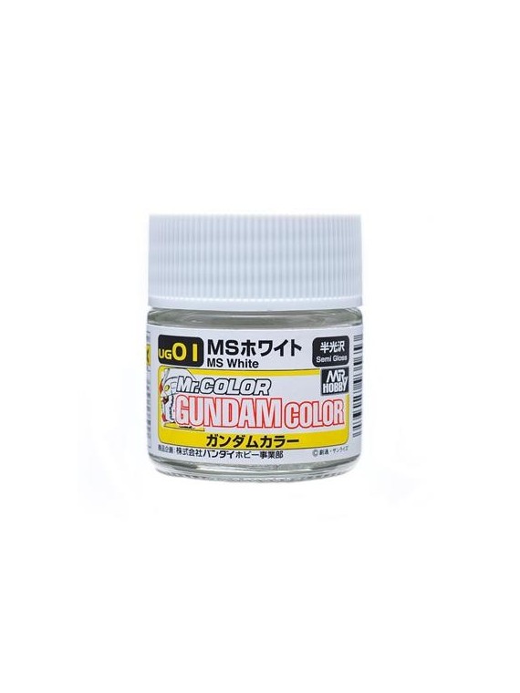 Mr. Hobby: Gundam Color - Ms White 10ml (UG-01)