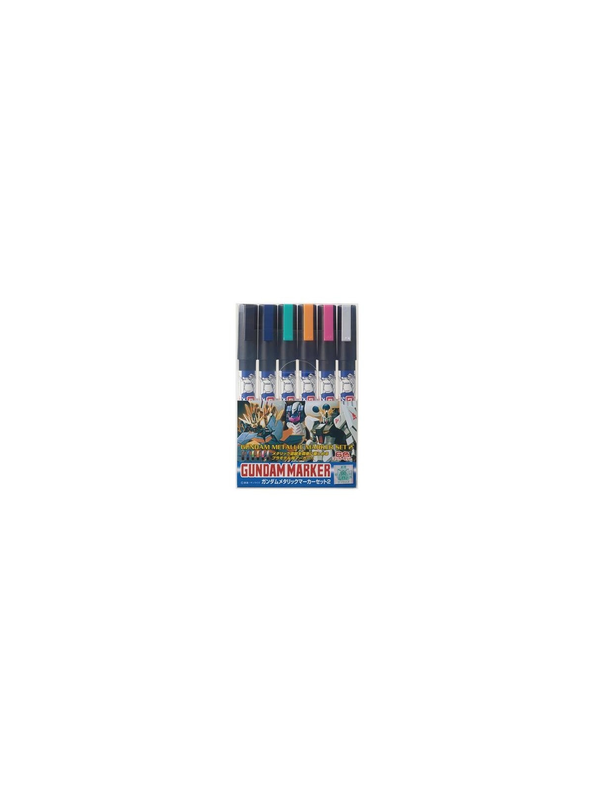 Mr. Hobby: Gundam Marker - Metallic Marker Set 2