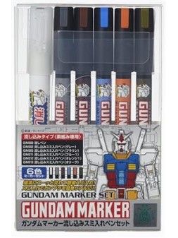 Mr. Hobby: Gundam Marker - Fine Edge Set - Mr. Hobby