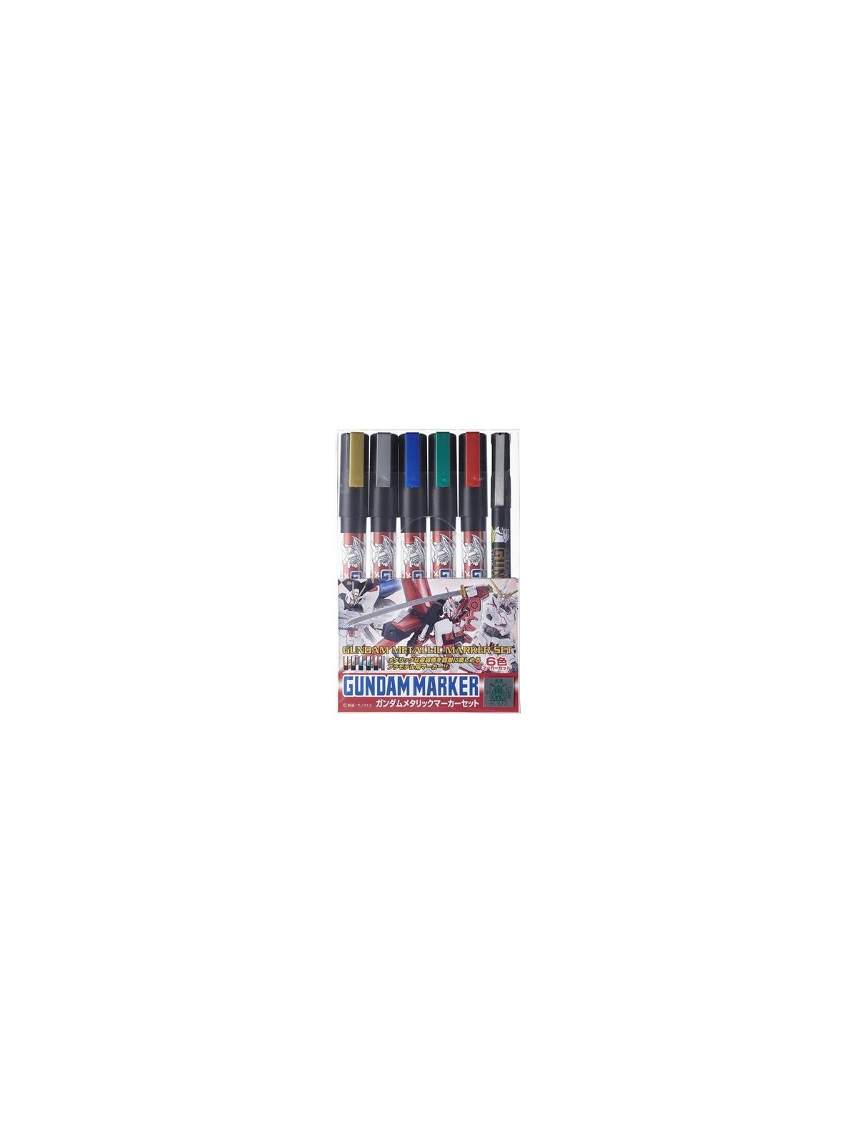 Mr. Hobby: Gundam Marker - Metallic Marker Set