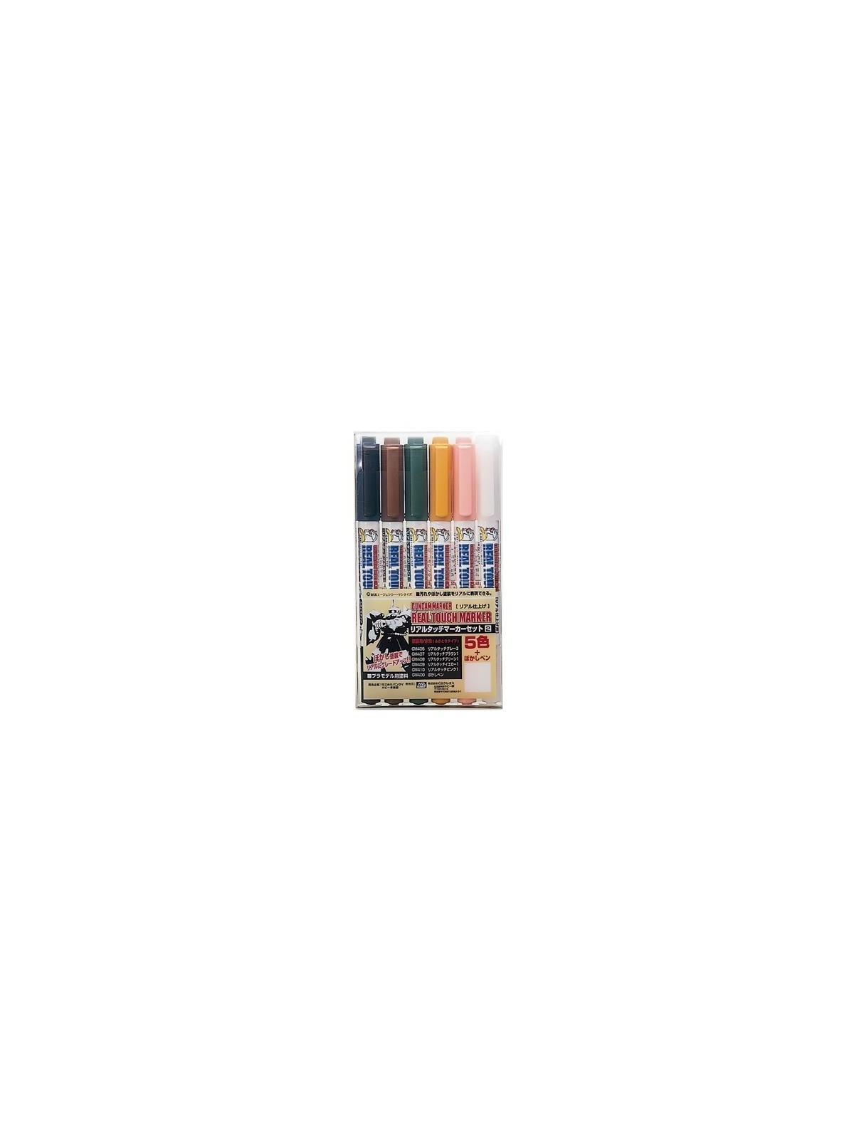 Mr. Hobby: Gundam Marker - Real Touch Market Set 2