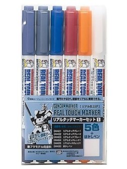 Mr. Hobby: Gundam Marker - Real Touch Market Set 1