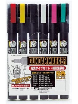 Mr. Hobby: Gundam Marker - Fine Edge Set