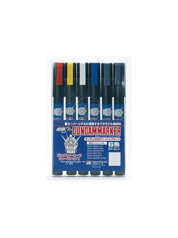 Mr. Hobby: Gundam Marker - Gundam Seed Basic Set