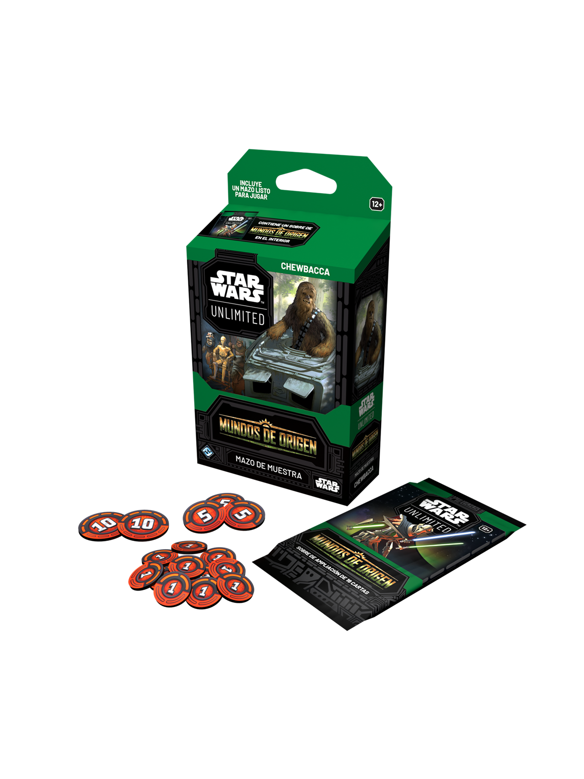 Star Wars Unlimited: Mundos de Origen - Mazo de Muestra (Chewbacca)