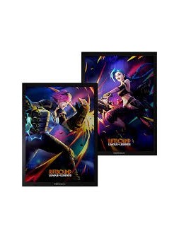 Riftbound: Vendetta art Sleeves VI vs Jinx (100)