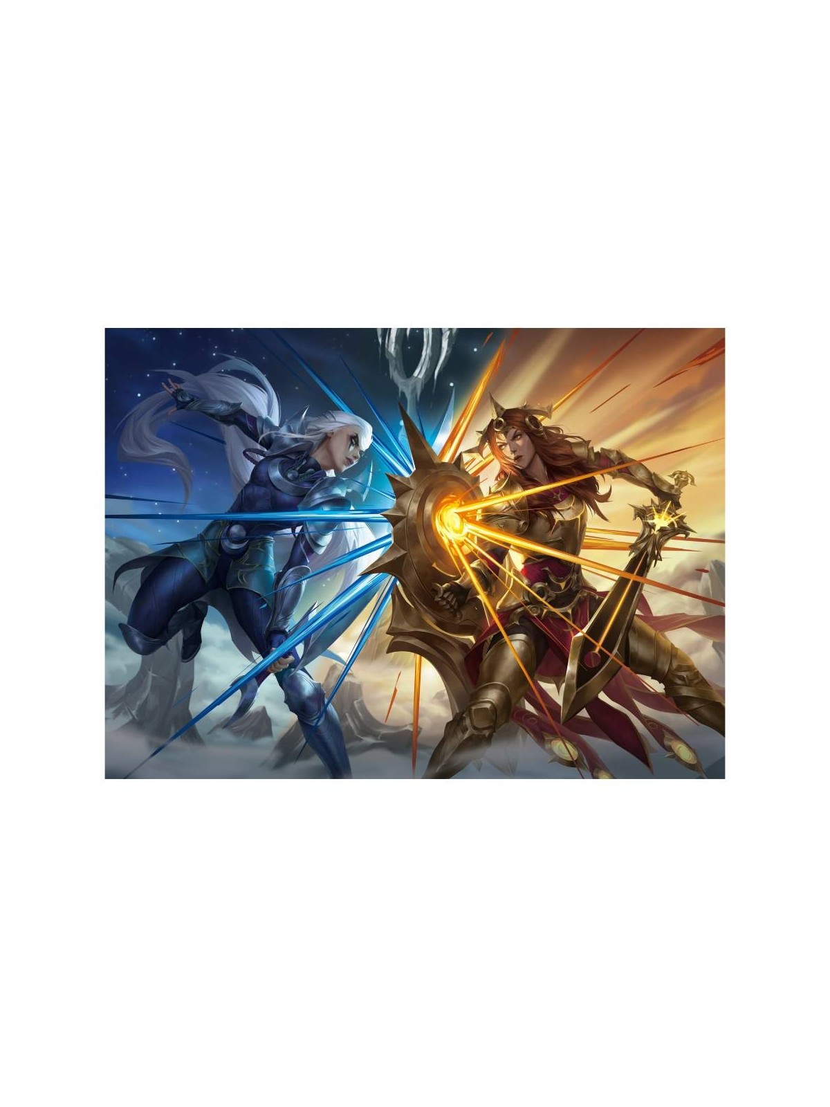 Riftbound: Vendetta Playmat Diana vs Leona