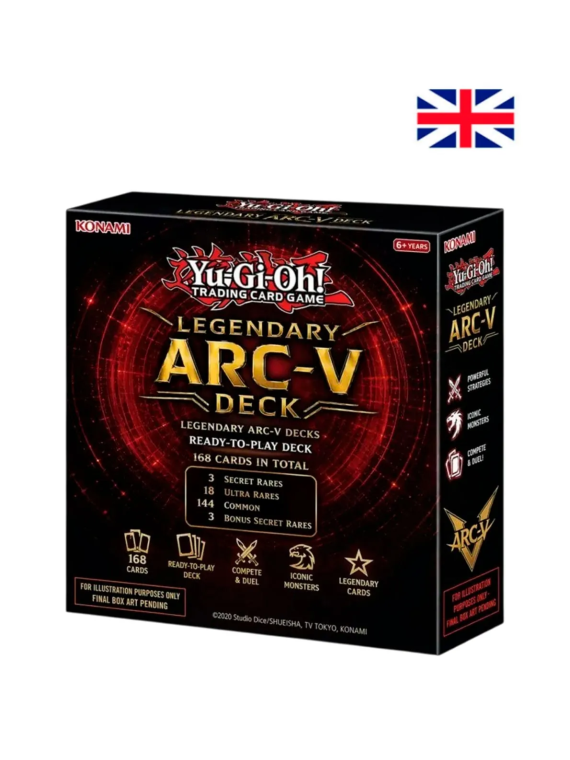 Yu-Gi-Oh!: Legendary Collection ARC-V Decks 3 Mazos (Inglés)