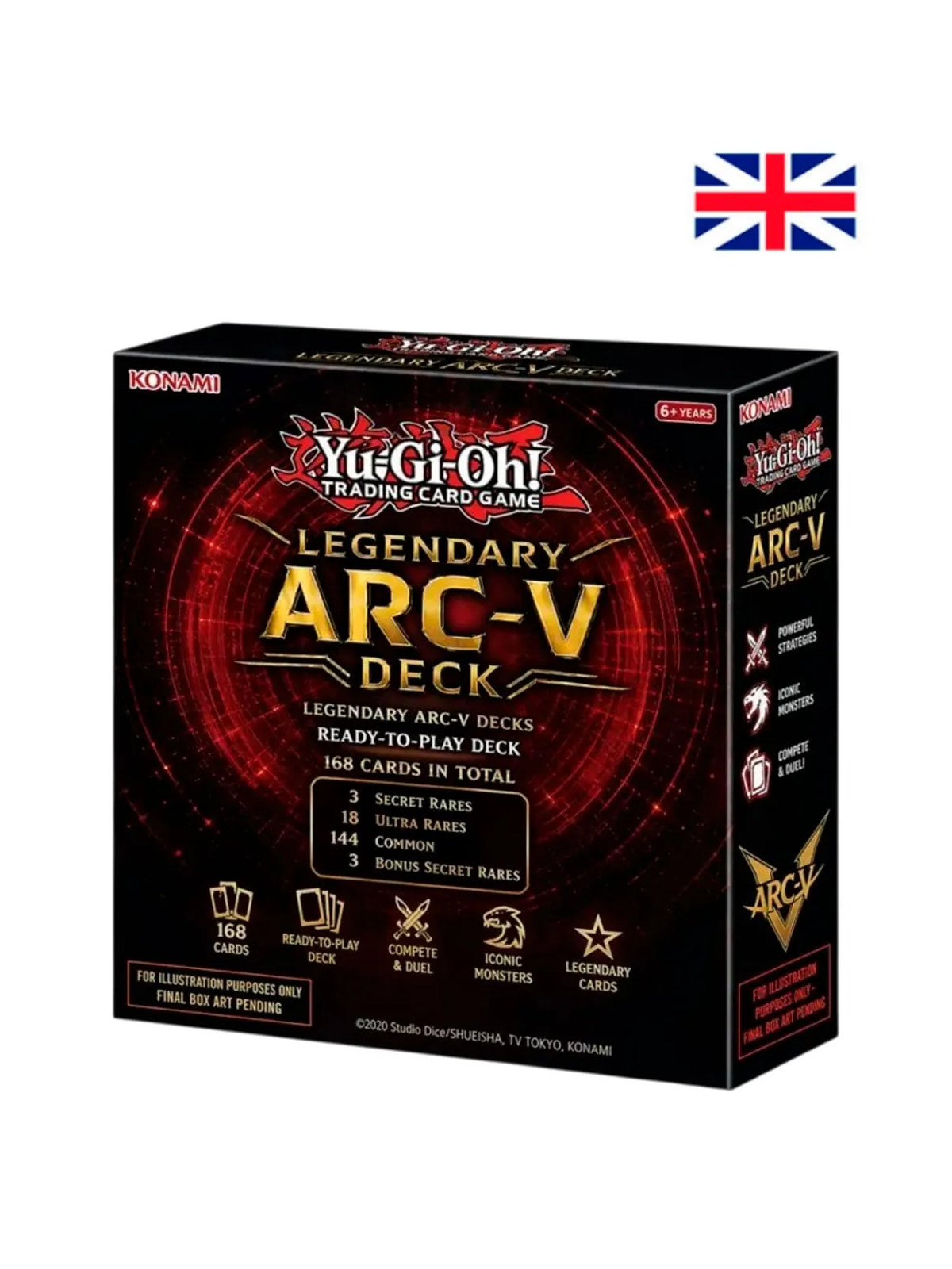 Yu-Gi-Oh!: Legendary Collection ARC-V Decks 3 Mazos (Inglés)