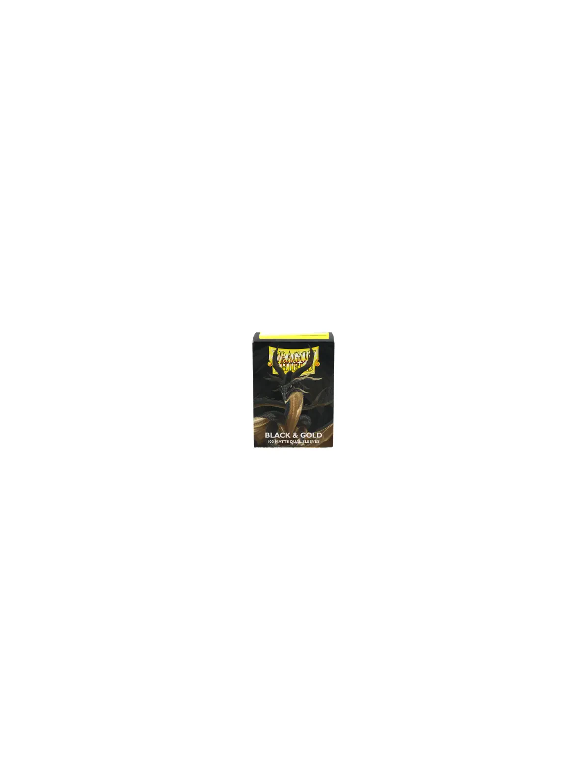 Dragon Shield: Standard Dual Matte Black & Gold (100)