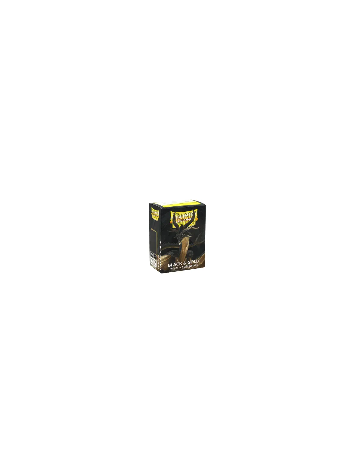Dragon Shield: Standard Dual Matte Black & Gold (100)