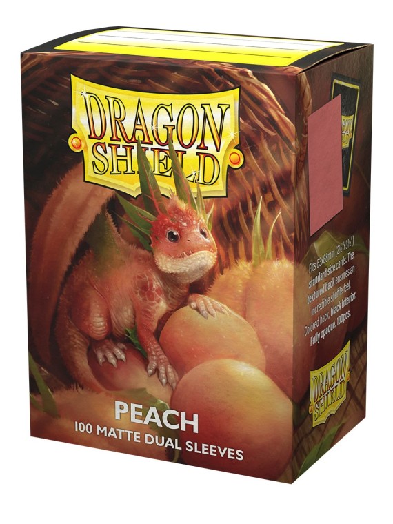 Dragon Shield: Standard Dual Matte Peach (100)