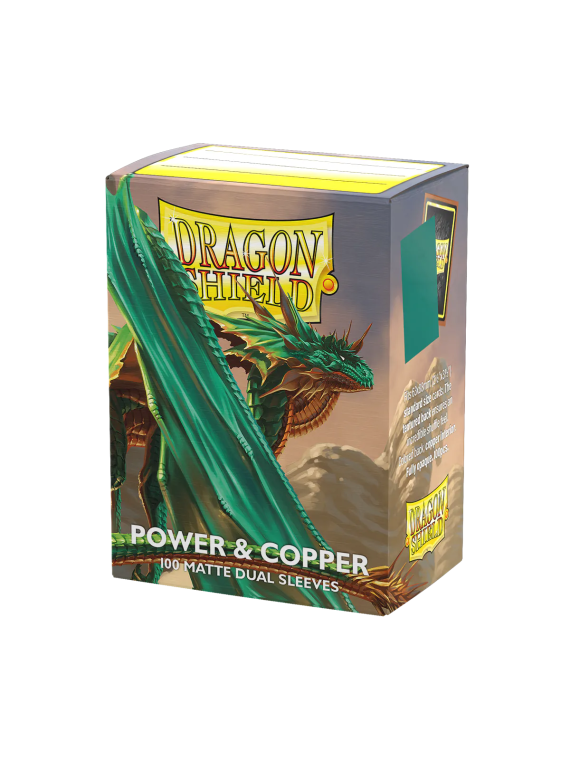 Dragon Shield: Standard Dual Matte Power & Copper (100)