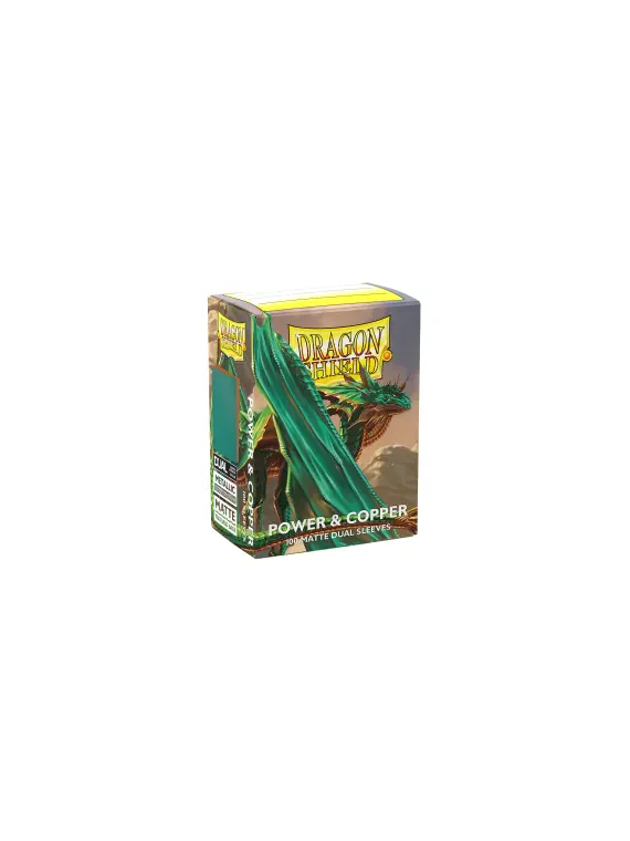 Dragon Shield: Standard Dual Matte Power & Copper (100)