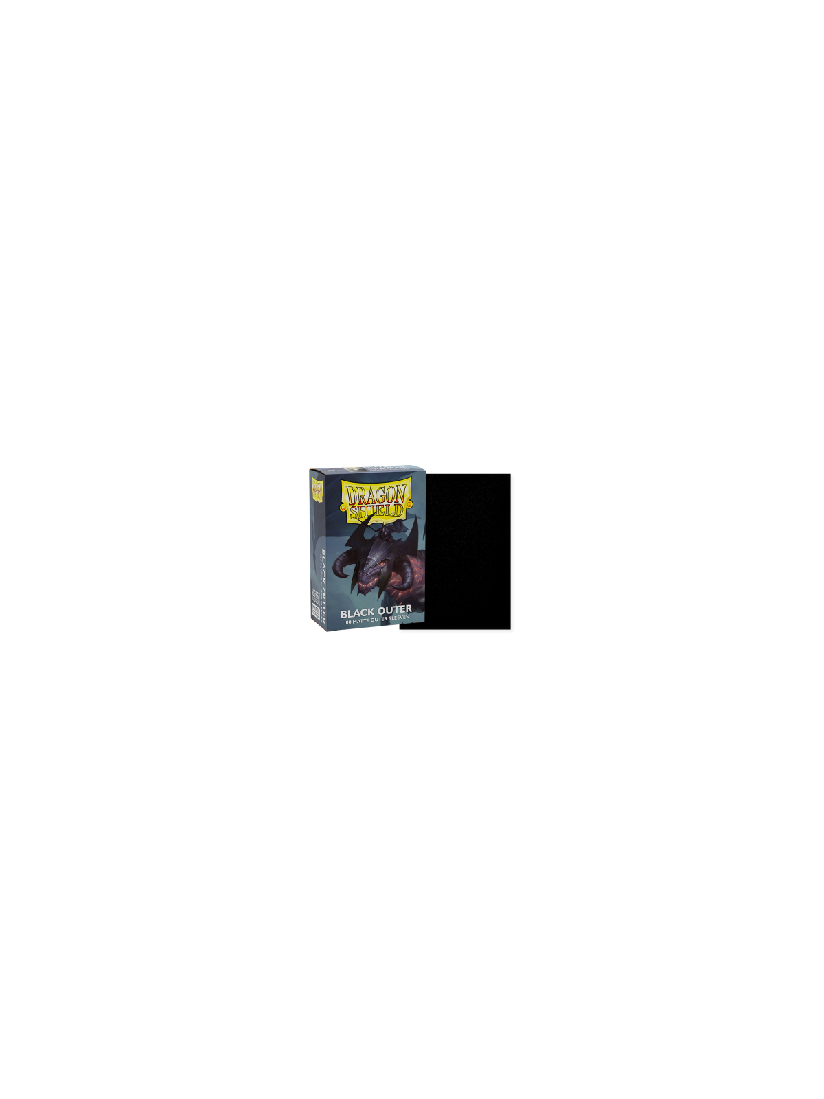 Dragon Shield: Standard Outer Black (100)