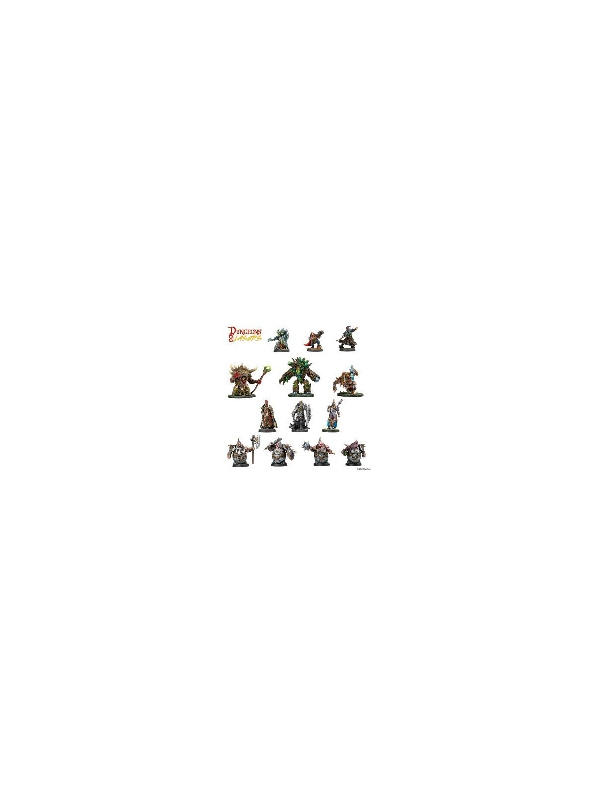 Dungeons & Lasers: Miniatures - Deuslair Core Set