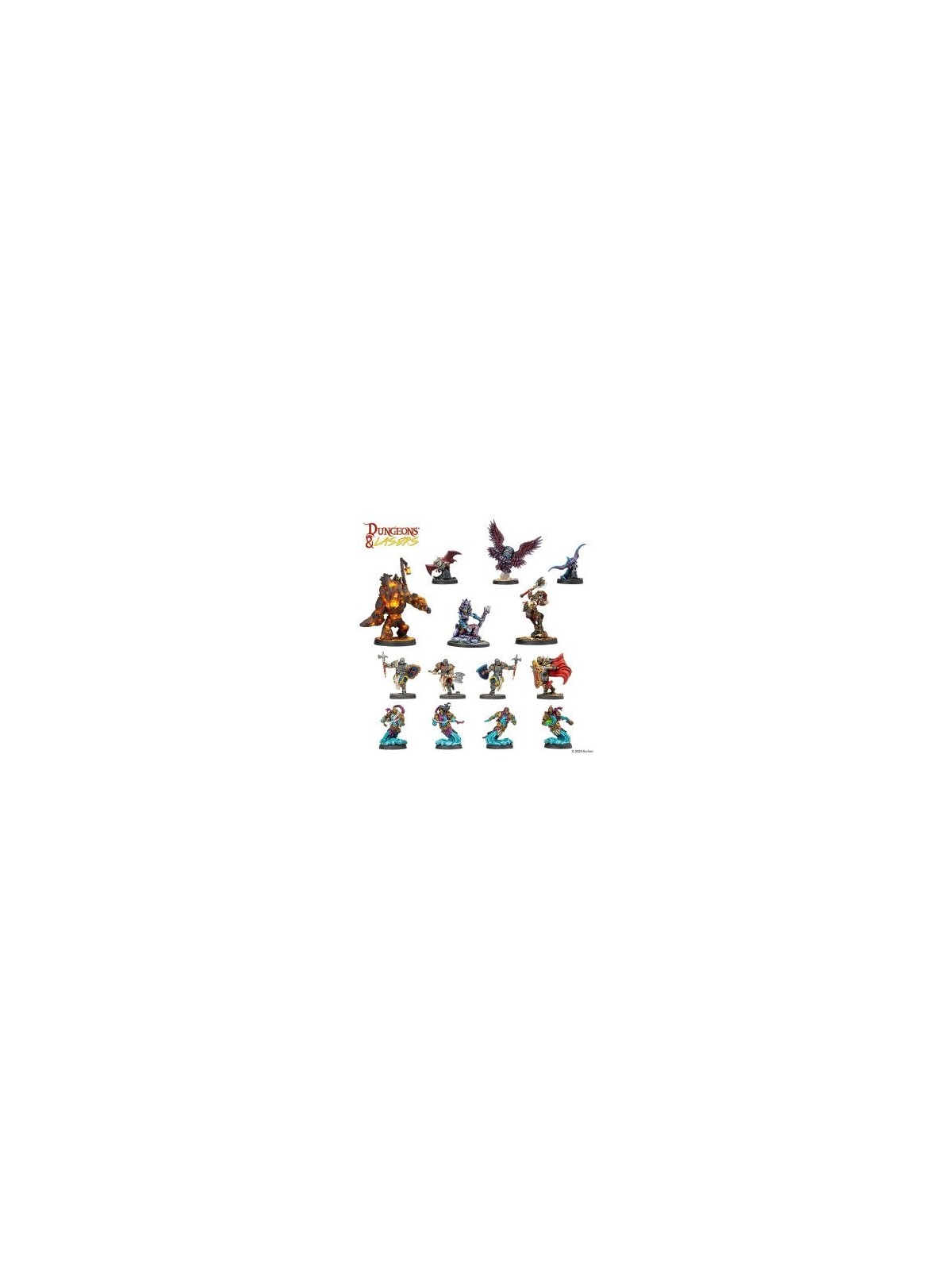 Dungeons & Lasers: Miniatures - Deuslair Core Set