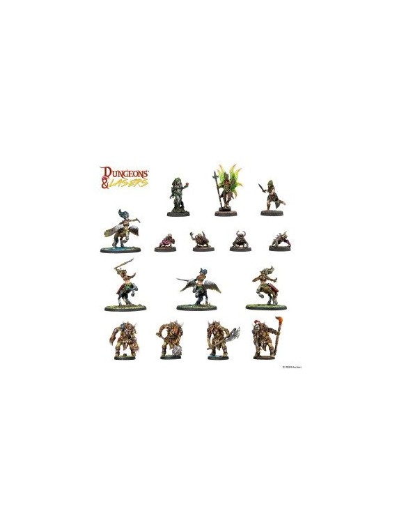 Dungeons & Lasers: Miniatures - Deuslair Core Set