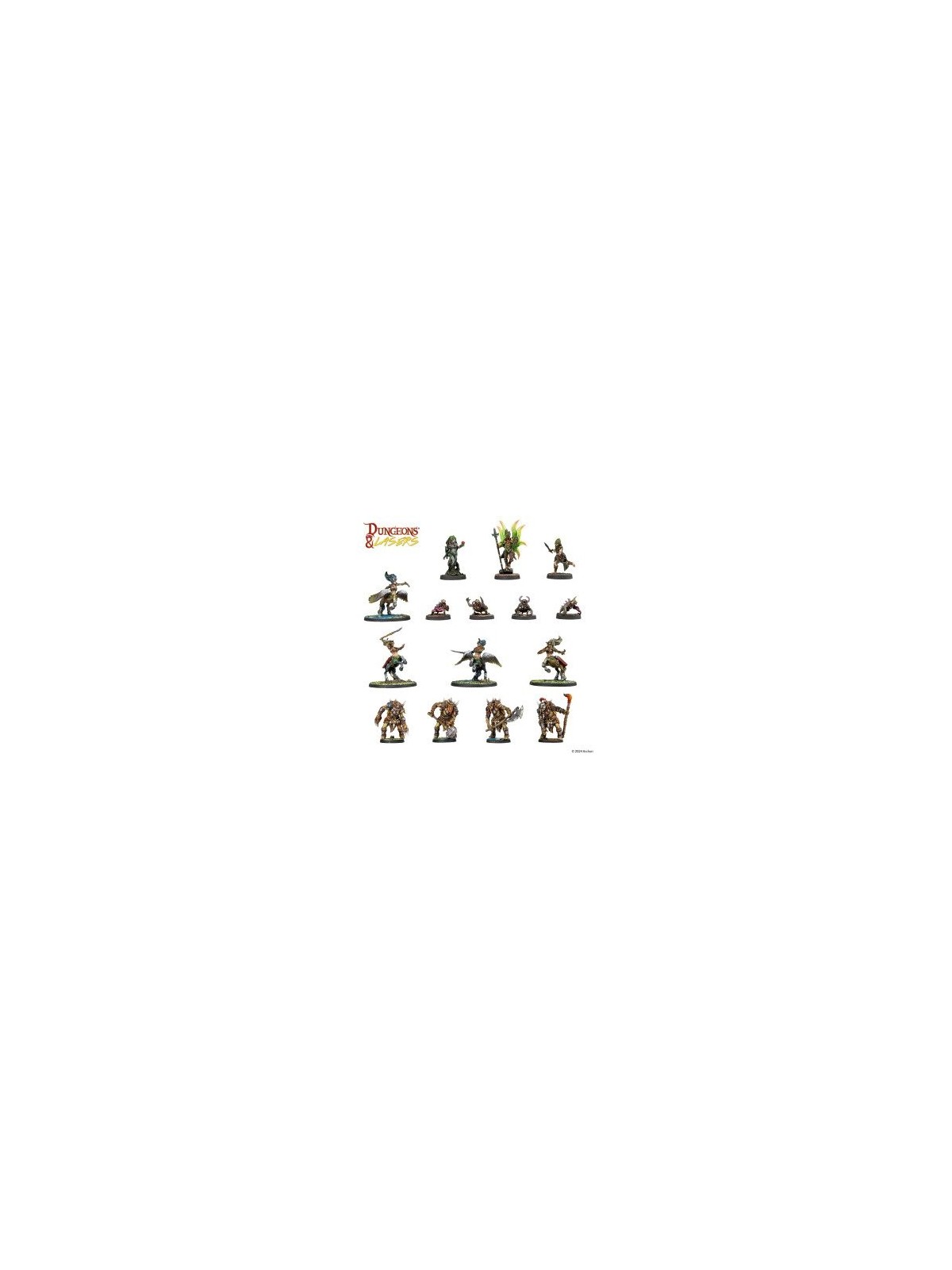 Dungeons & Lasers: Miniatures - Deuslair Core Set