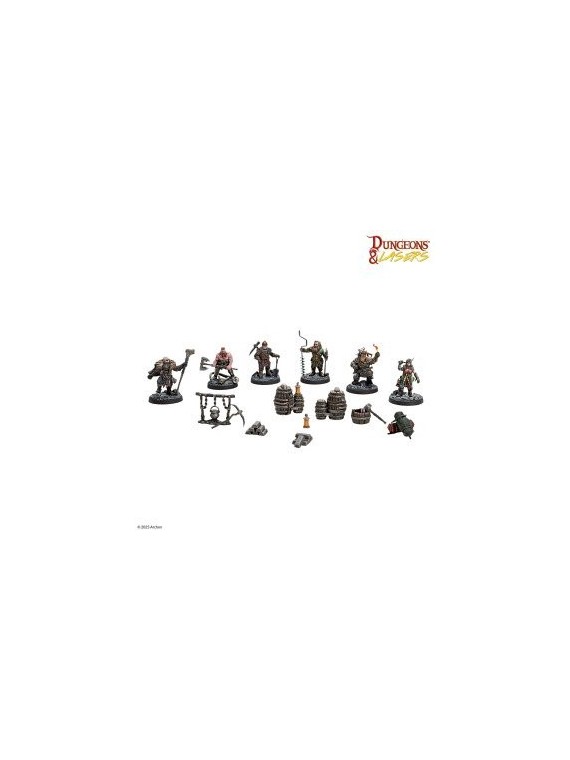 Dungeons & Lasers: Miniatures - Dwarven Miners