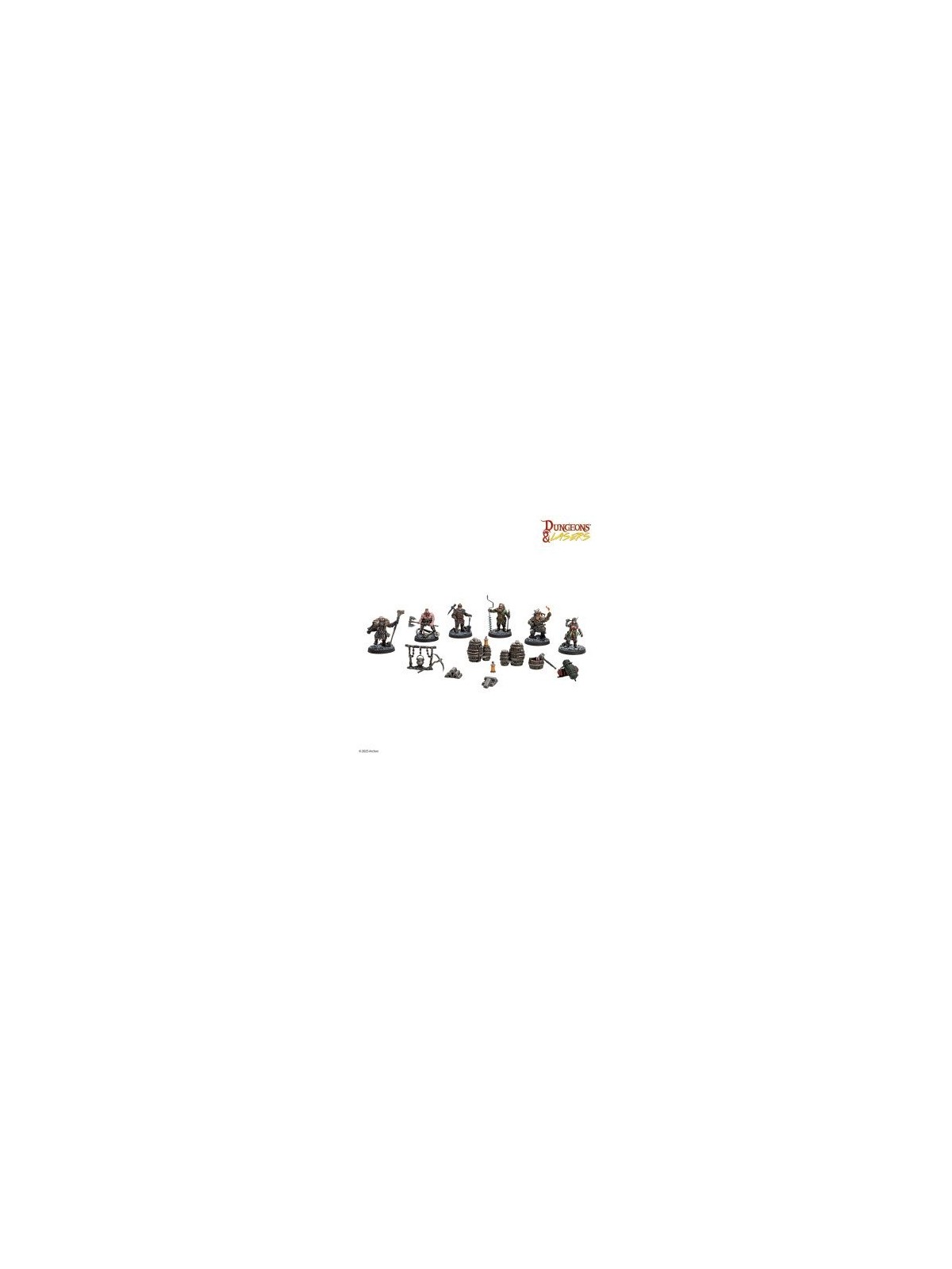 Dungeons & Lasers: Miniatures - Dwarven Miners