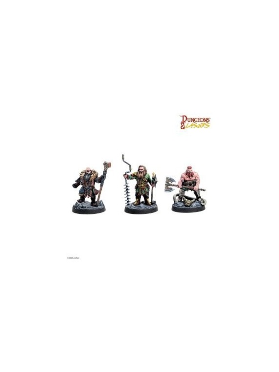 Dungeons & Lasers: Miniatures - Dwarven Miners