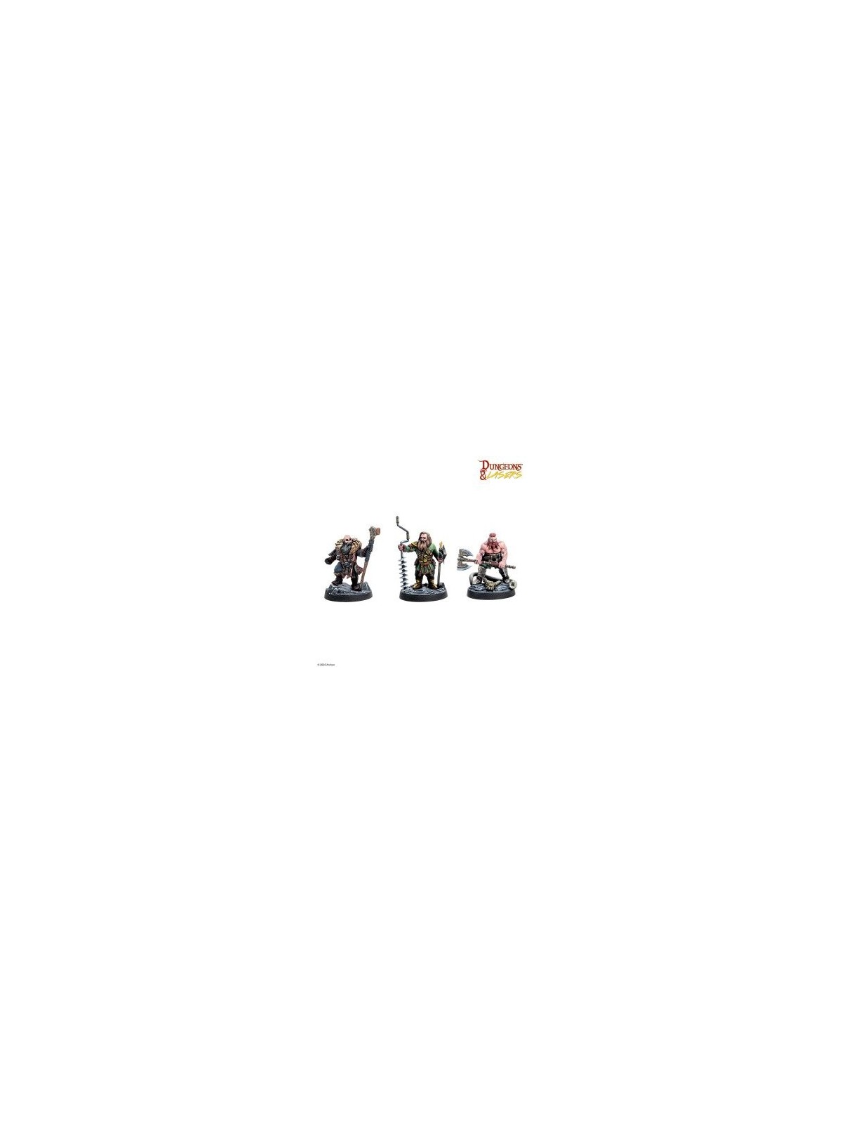 Dungeons & Lasers: Miniatures - Dwarven Miners