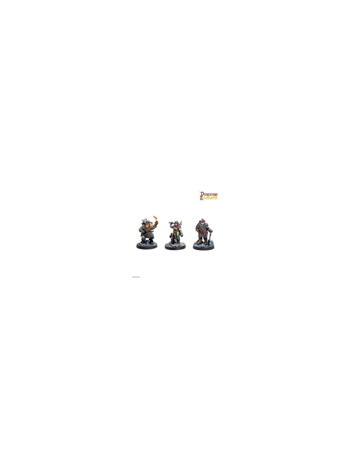 Dungeons & Lasers: Miniatures - Dwarven Miners